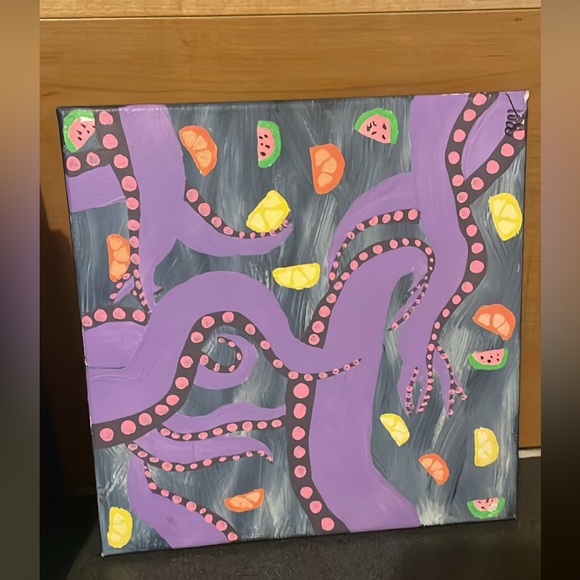 Hand painted canvas art - Picture 3 of 9